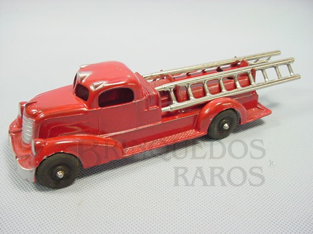 Brinquedo antigo Caminhão Escada com 21,00 cm de comprimento Fire Engine Década de 1940