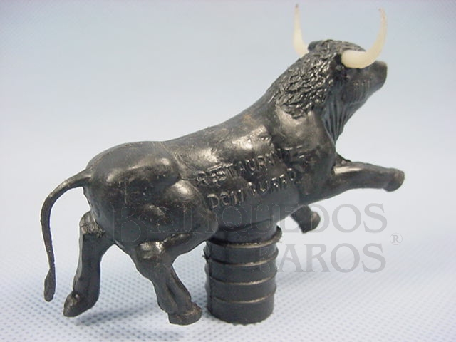 Brinquedo antigo Touro Brinde Restaurante Don Curro Década de 1970