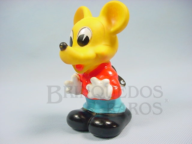 Brinquedo antigo Mickey O Bailarino com 13,00 cm de altura Série Disneylândia Walt Disney Ano 1969