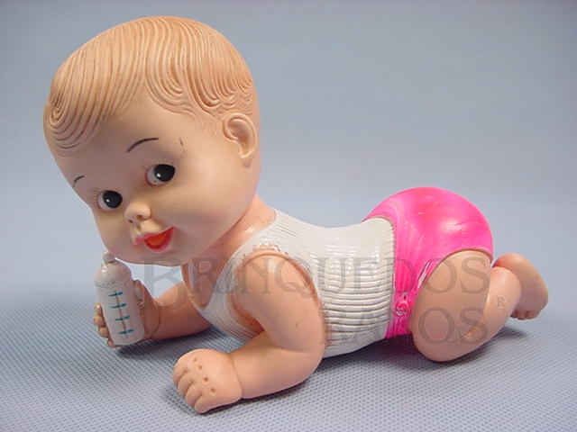 Brinquedo antigo Boneco Caçula 16,00 cm de comprimento Ano 1968
