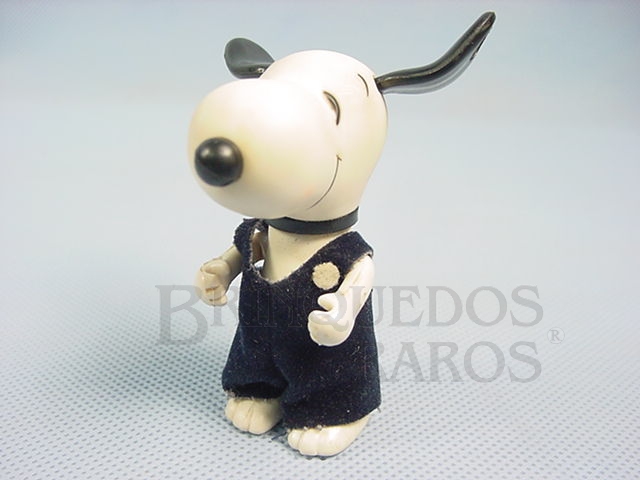 Brinquedo antigo Snoopy com 7,00 cm de altura Década de 1980