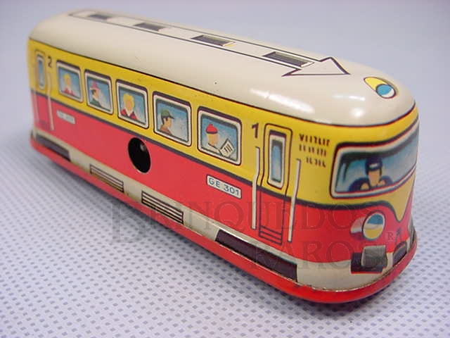 Brinquedo antigo Bonde com 7,00 cm de comprimento