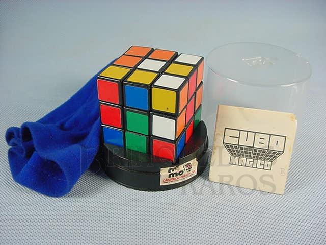 Brinquedo antigo Cubo Mágico Década de 1980