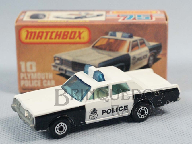 Brinquedos Raros - Plymouth Police Car Superfast on Mercury chassi