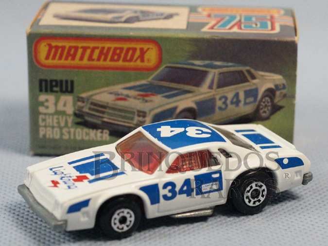 Brinquedo antigo Chevy Pro Stocker Superfast