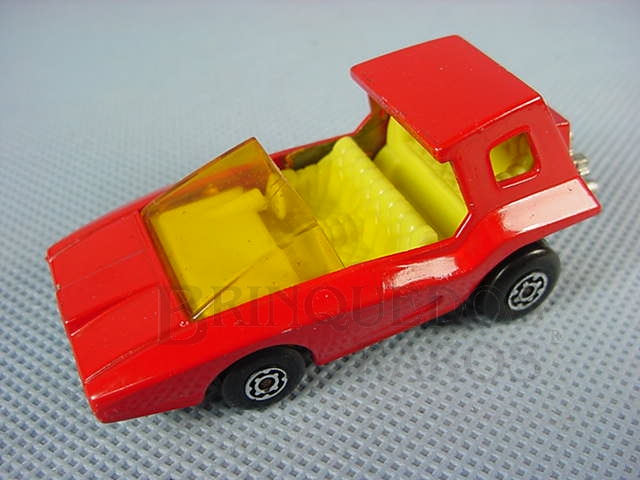 Brinquedo antigo Soopa Coopa vermelho Superfast Brazilian Matchbox Inbrima 1970
