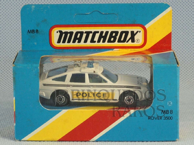 Brinquedo antigo Rover 3500 Police Superfast Caixa Lacrada