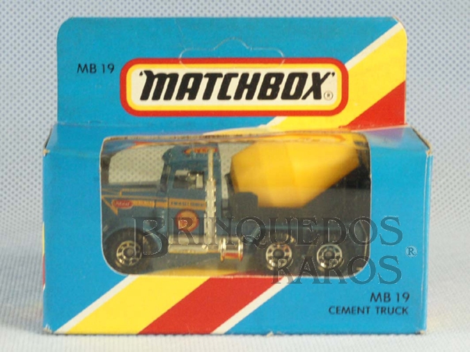 Brinquedo antigo Caminhão Betoneira Peterbilt Cement Truck Superfast Caixa Lacrada