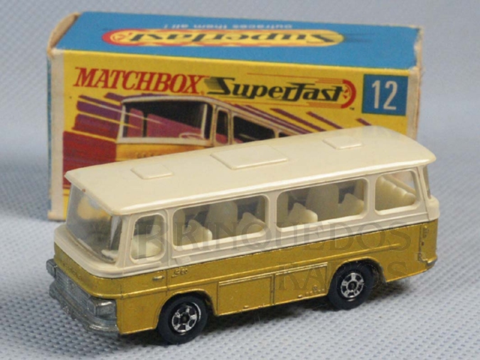 Brinquedo antigo Setra Coach Superfast Transitional Weels dourado