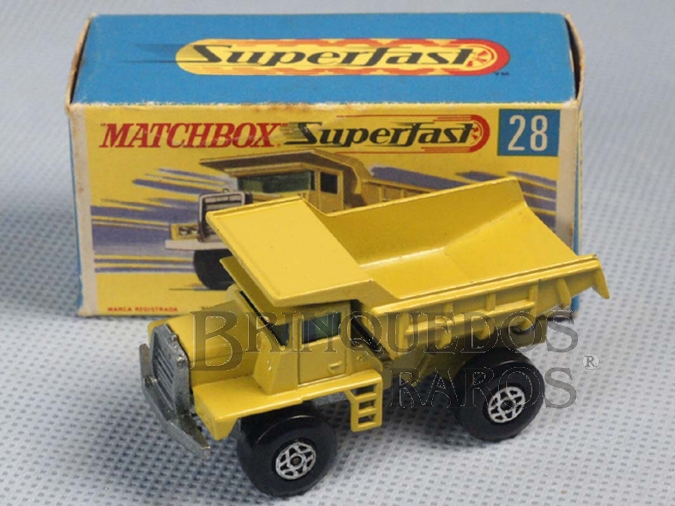 Brinquedo antigo Mack Dump Truck Superfast