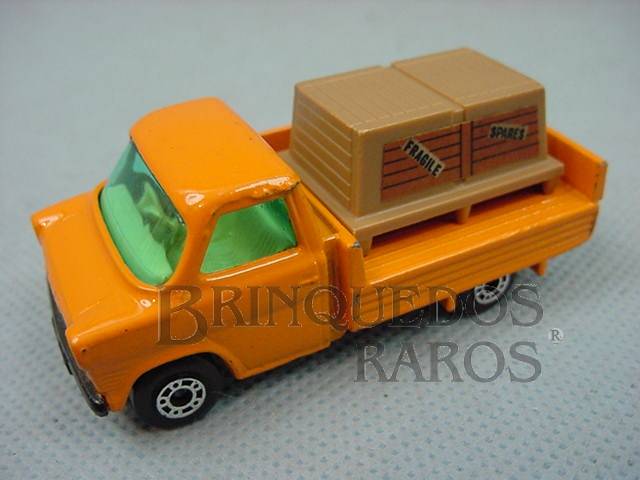 Brinquedo antigo Ford Transit Superfast black base