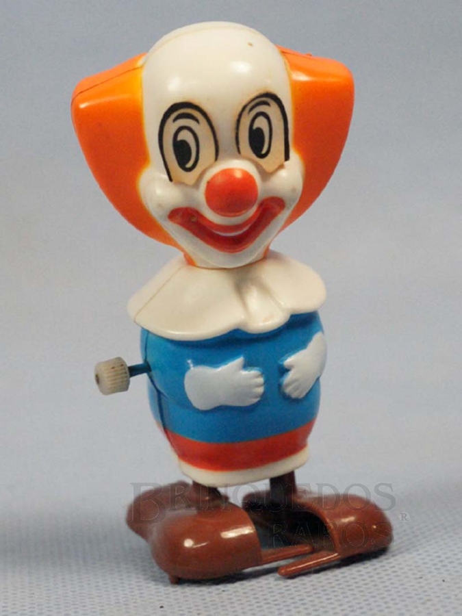 Brinquedo antigo Palhaço Bozo com 8,00 cm de altura Coleção Patotinha  Ano 1982