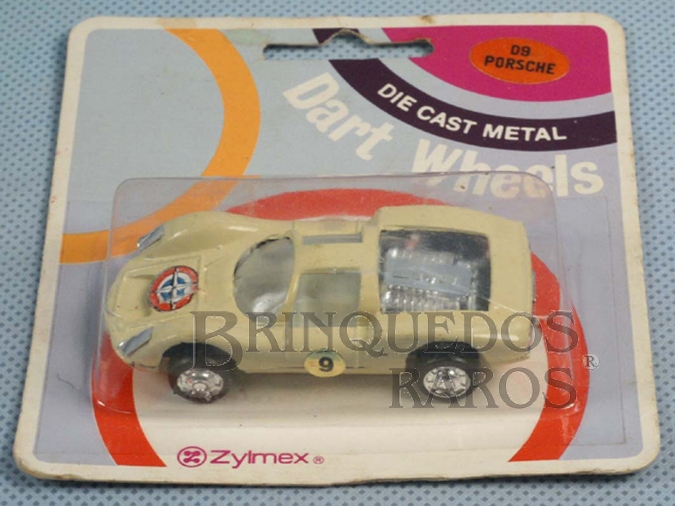 Brinquedo antigo Porsche Carrera Blister Lacrado Década de 1970