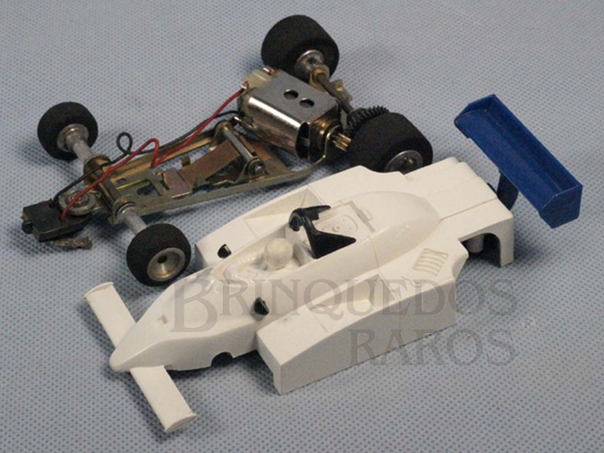 Brinquedo antigo Brabham BT-49 Fórmula 1 Série Nelson Piquet Década de 1980