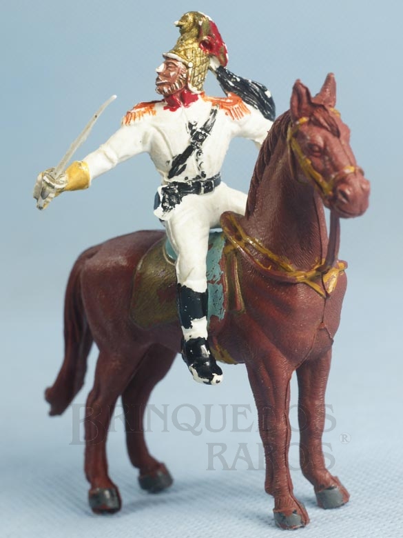 Brinquedo antigo Dragão a cavalo Série Independência ou Morte Década de 1970