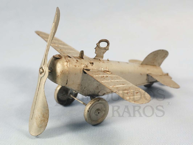 Brinquedo antigo Avião com 20,00 cm de envergadura Década de 1920