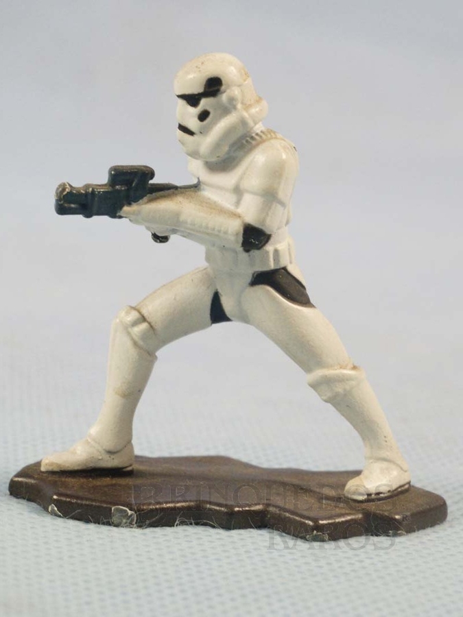 Brinquedo antigo Stormtrooper com 5,5 cm de altura Star Wars Lucas Film Série Action Masters Ano 1994