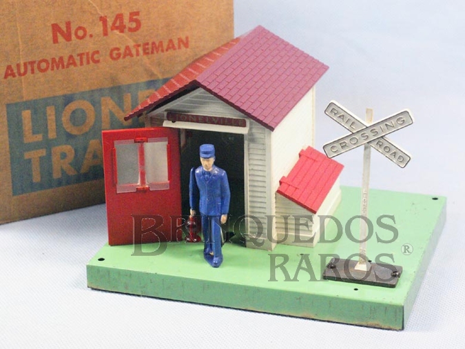 Brinquedo antigo Casa do guarda 145 Automatic Gateman Ano 1950 a 1966