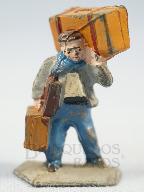 Brinquedo antigo Carregador de Estação de Trem Bitola 1 Década de 1950