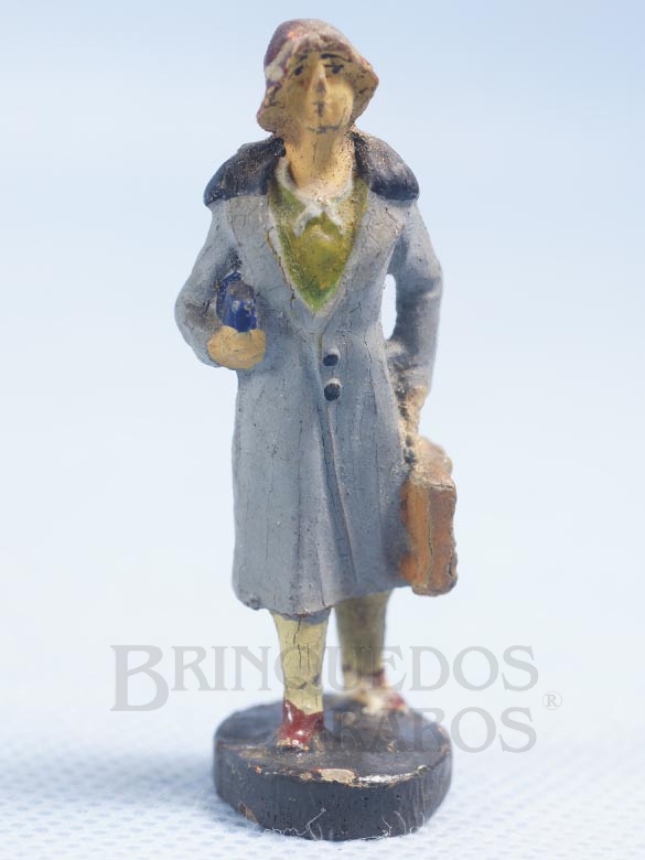 Brinquedo antigo Passageira Bitola 1 Década de 1930