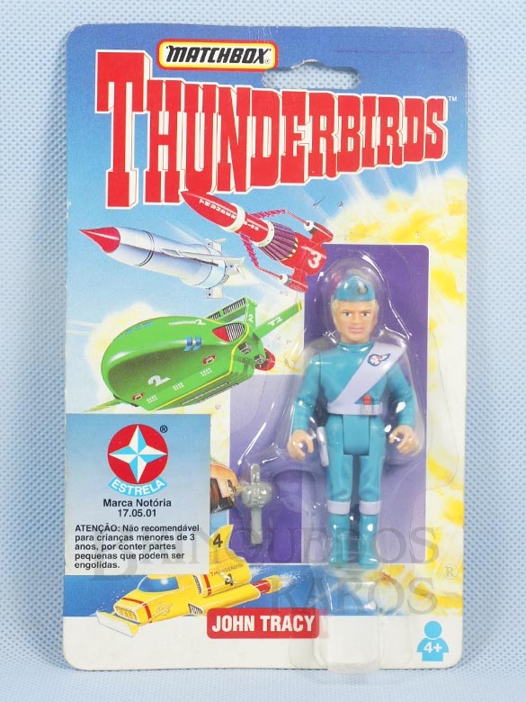 Brinquedo antigo Boneco Thunderbirds John Tracy importado pela Estrela na década de 1990