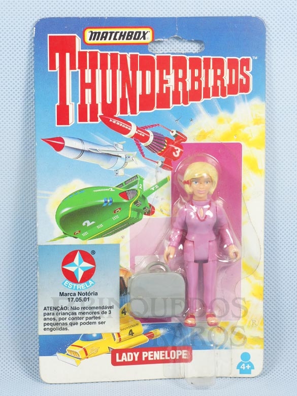 Brinquedo antigo Boneco Thunderbirds Lady Penelope importado pela Estrela na década de 1990