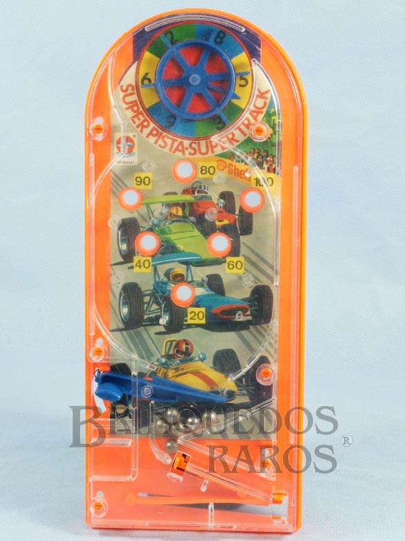 Brinquedo antigo Bagatela Super Pista Super Track Ano 1979