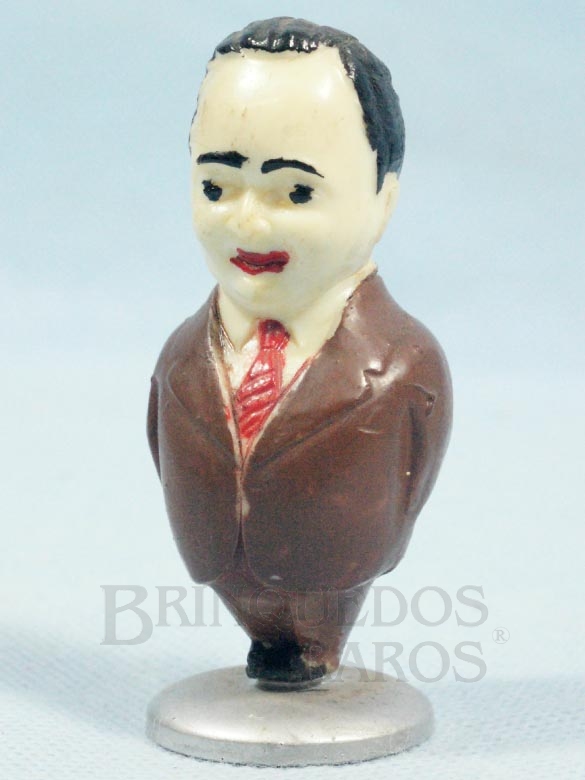 Brinquedo antigo Getulio Vargas com 7,00 cm Década de 1950