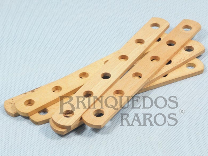 Brinquedo antigo Tira com seis furos para Monte-Bras Década de 1960 preço por unidade