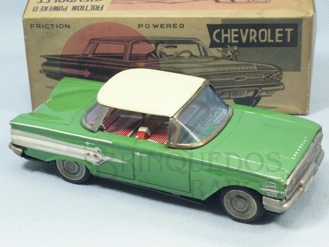 Brinquedo antigo Chevrolet Impala 1959 com 19,00 cm de comprimento Década de 1960