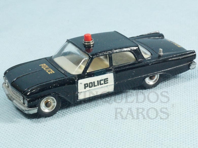 Brinquedo antigo Ford Fairlane 1961 U.S.A. Police Car 