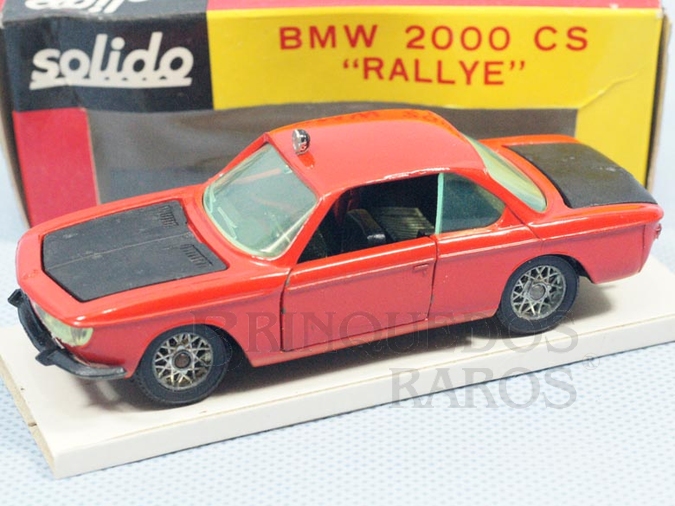 Brinquedo antigo BMW 2000 CS Rally vermelho Fabricada pela Brosol Solido brésilienne Datado 05-1968