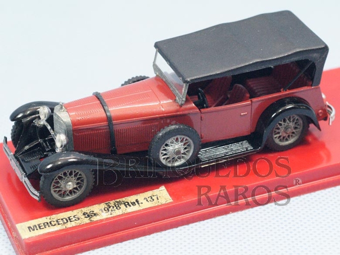 Brinquedo antigo Mercedes Benz SS 1928 marrom Fabricado pela Brosol Solido brésilienne Datada 11-1963