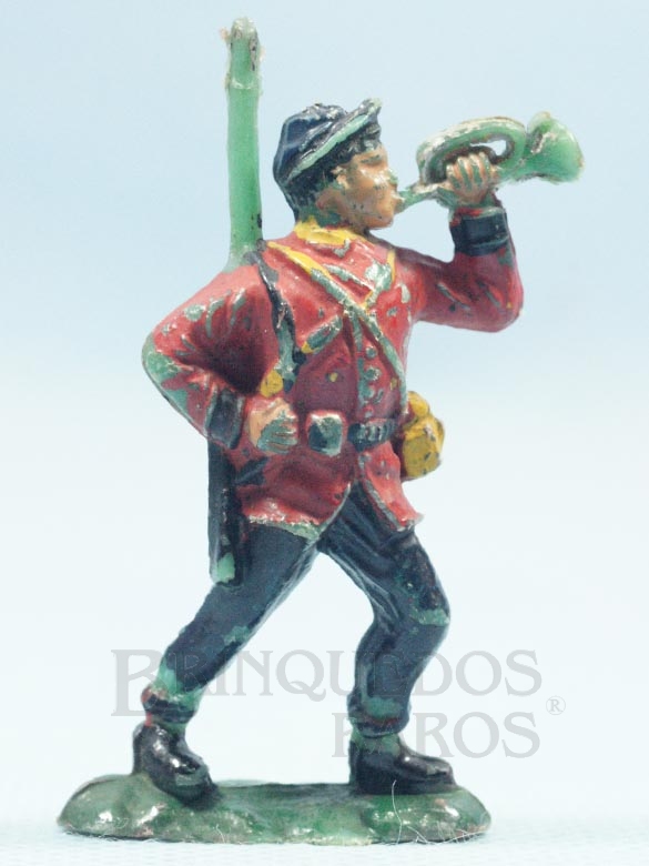 Brinquedo antigo Corneteiro do Exército Paraguaio Batalha do Tuiutí Década de 1960