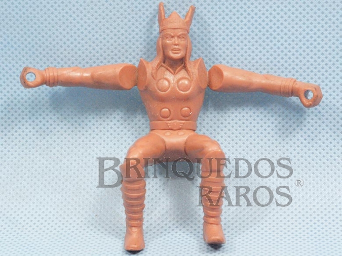 Brinquedo antigo Thor sem pintura Original de fábrica Para motocicleta Década de 1970 