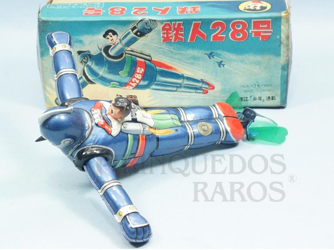 Brinquedo antigo Astro Boy com Robot Astroboy and Gigantor Robot Tesujin Década de 1950 