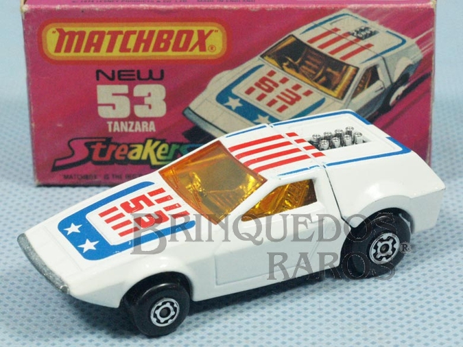 Brinquedo antigo Tanzara Superfast branco