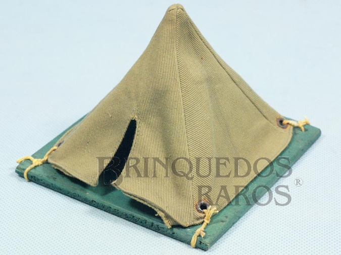 Brinquedo antigo Barraca de Campanha tamanho pequeno Série Batalha do Tuiutí década de 1960