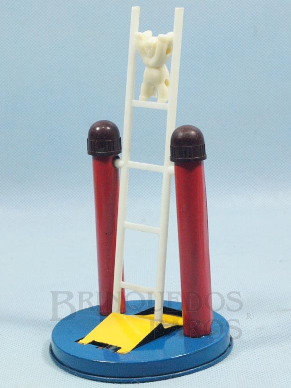 Brinquedo antigo Boneco que desce Escada 18,00 cm de altura Década de 1960