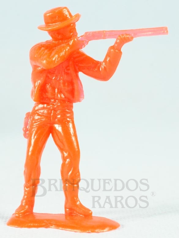 Brinquedo antigo Cowboy a pé atirando com rifle Conjunto Grand Canyon Ano 1985