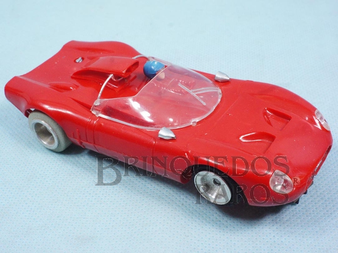 Brinquedo antigo Alfa Romeo P33 Sport Chassi de Alumínio basculante Ano 1970