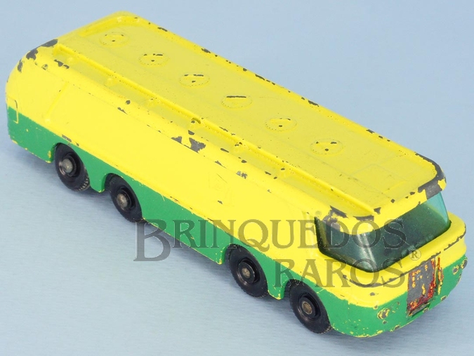 Brinquedo antigo Caminhão Tanque Autotanker Série Major Packs Black Plastic Regular Wheels