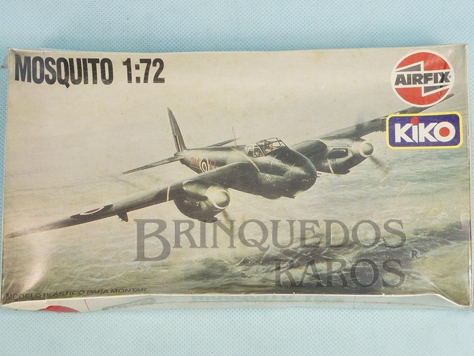 Brinquedo antigo Avião De Havilland DH 98 Mosquito Caixa Lacrada Década de 1970