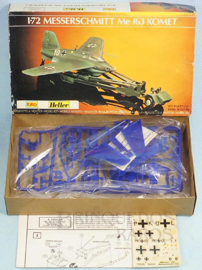 Brinquedo antigo Avião Messerschmitt Me 163 Komet Década de 1980