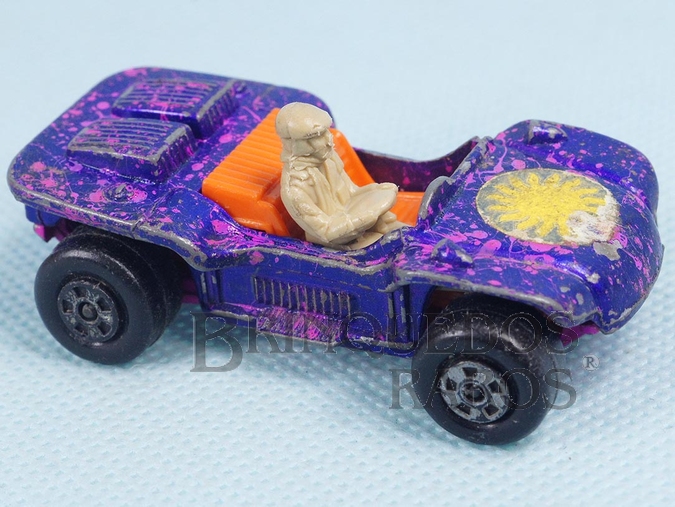 Brinquedo antigo Beach Hopper Rola-Matics pink base