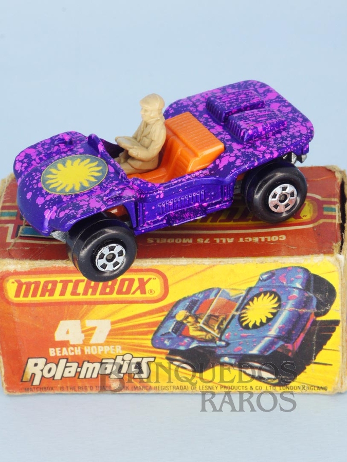 Brinquedo antigo Beach Hopper Rola-Matics unpainted base