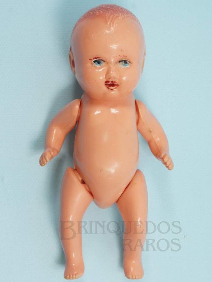 Brinquedo antigo Bebê com 14,00 cm de altura Década de 1960