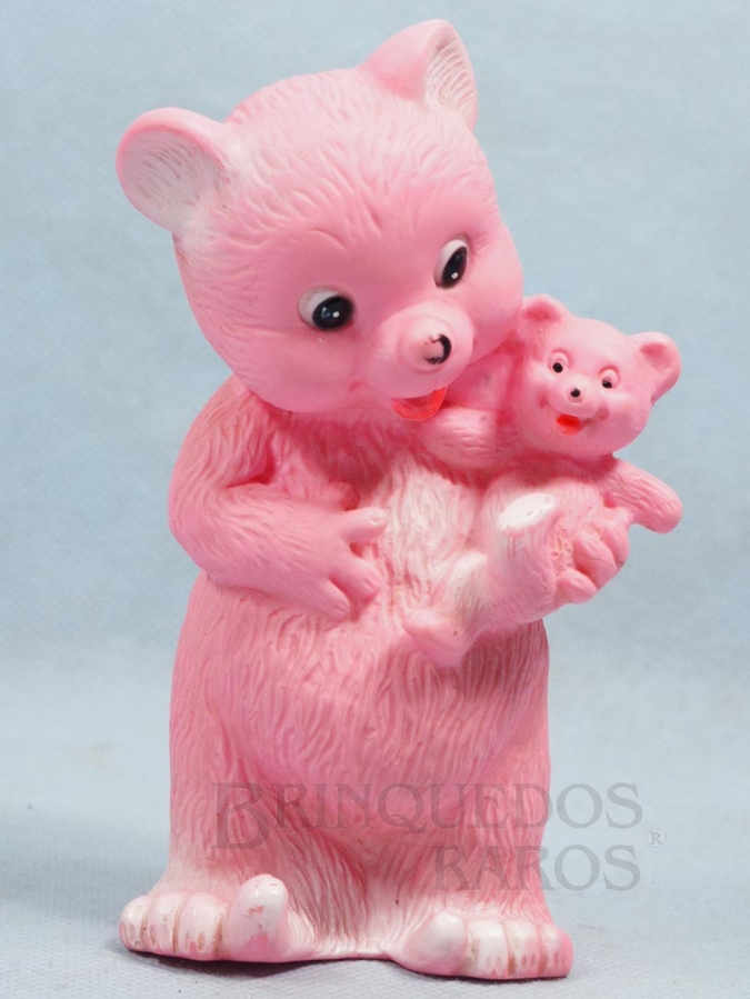 Brinquedo antigo Boneca Mamãe Ursa com 16,00 cm de altura Ano 1973