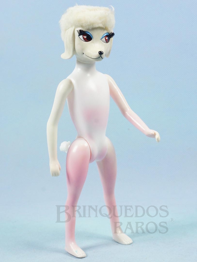Brinquedo antigo Boneca Peteena com 23,00 cm de altura Fabricada pela Hasbro EUA em plástico assoprado e vinil Ano 1966