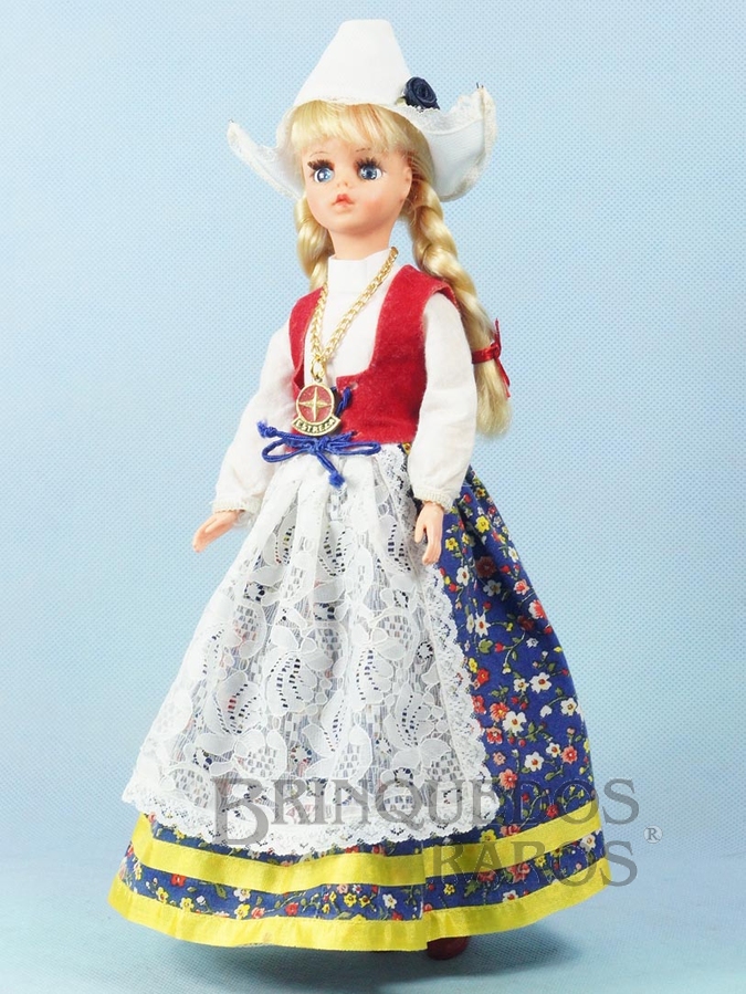 Brinquedo antigo Boneca Susi Holandesa Série Pulsos móveis 100% original Perfeito estado Completa Ano 1979